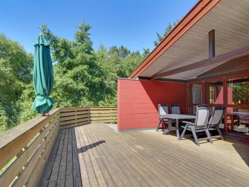 شرفة/ تراس, Holiday Home Jesper - 600m from the sea by Interhome in Vejers Strand