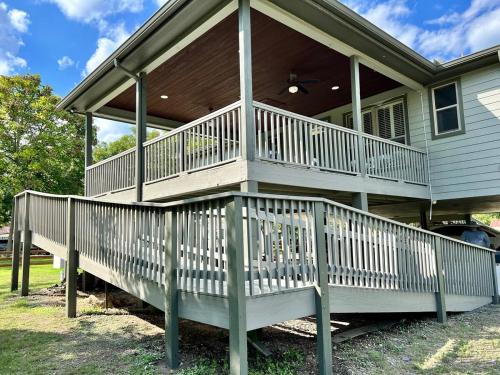 balkon/terras, The Comfort Retreat in Comfort (TX)
