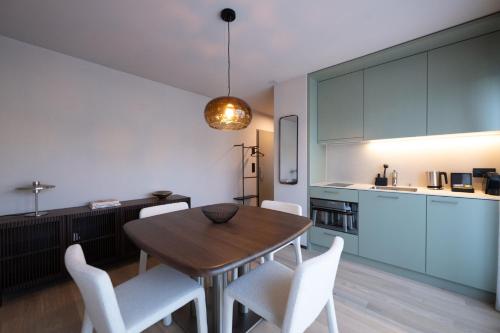 ห้องครัว, Stadtloft Suites Cham-Zug in ซัก