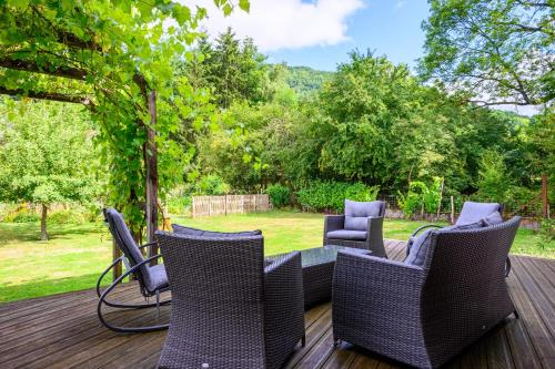 Balcony/terrace, Chambres d'hotes Le Jardin de Rosalie in Thann