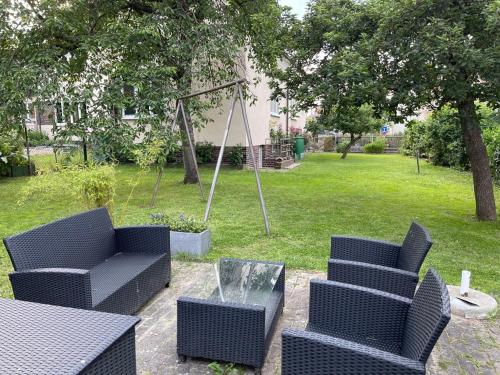 Jardín, Ferienwohnung Lahann in Saalfeld/Saale