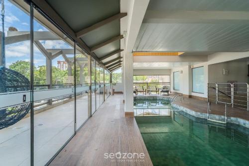 Apt em Cond c/ piscina aquecida em Floripa CUR0716 in Itacorubi