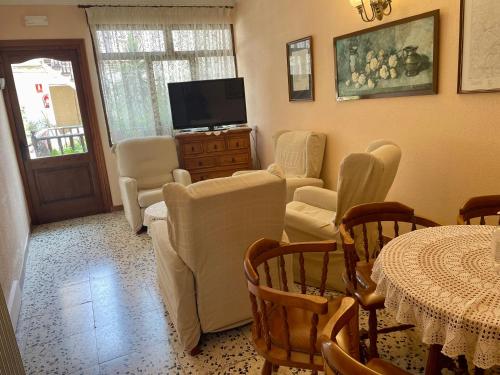 Közös társalgó / TV, Hostal i Apartaments Populetus in Poboleda