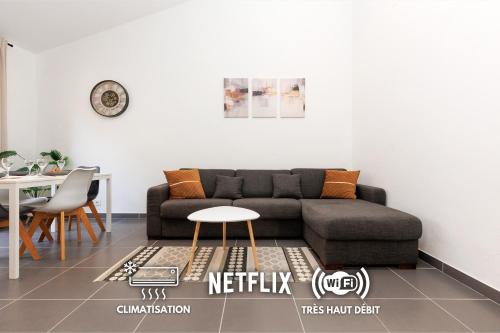 Le Lux, Moderne - Garage - Terrasse - Clim