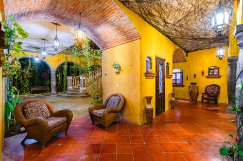Iekārtas, La Hacienda Hotel, at Xcaret in Los Dos Compadres