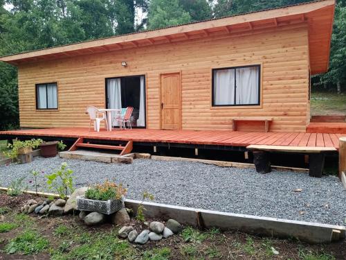 Cabaña con acceso al lago Calafquen