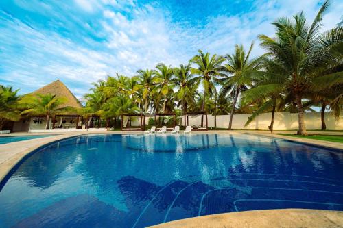 Pool entry villa for in private complex in Monterrico in Monterrico