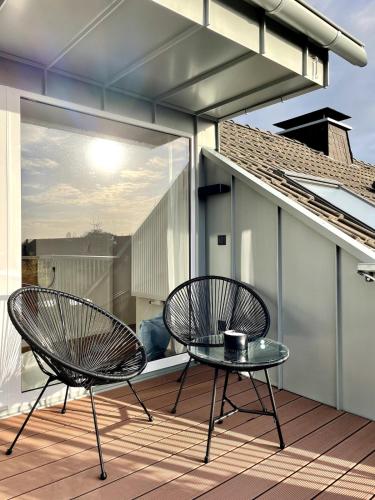 Lichtdurchflutetes Apartment mit Dachterasse zwischen Koln und Dusseldorf in Dormagen