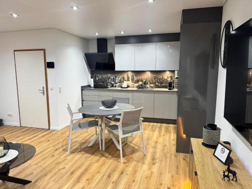 Kitchen, Exklusive Ferienwohnung 2 im Herzen des Spessarts in Schollbrunn