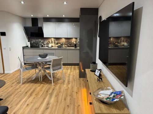 Kitchen, Exklusive Ferienwohnung 2 im Herzen des Spessarts in Schollbrunn