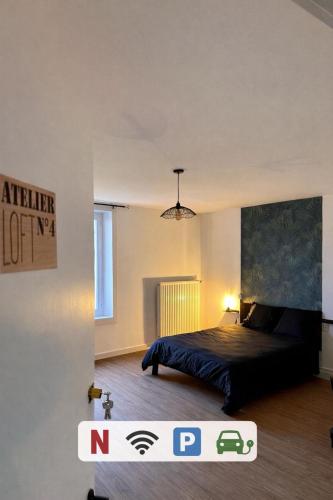 Istaba viesiem, L'Atelier loft in Foucherans (Franche-Comte)