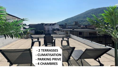 Appartement le Soleil 140 m2 climatisé parking privé proche Sanctuaires