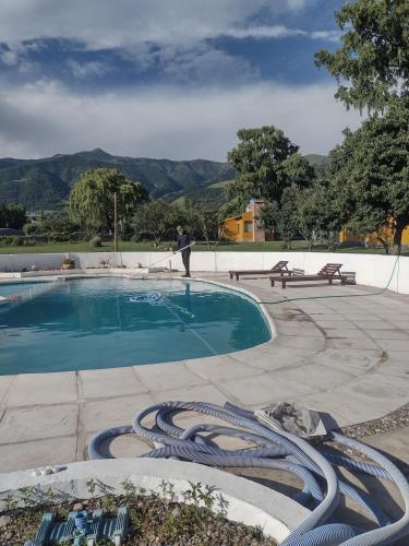 Swimming pool, Sayacuna Huasi Cabanas in Tafi Del Valle