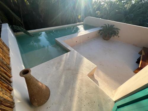 Peldbaseins, T'uut' Hotel in El Cuyo