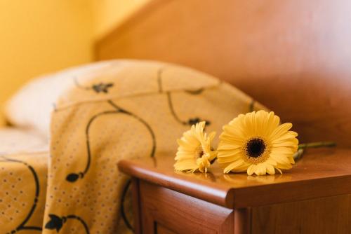 1 queen bed, 2 bunk beds