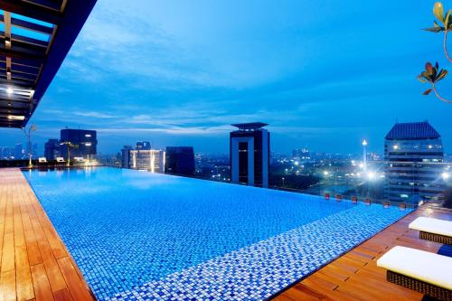 Swimming pool, Ascott Menteng Jakarta near National Museum