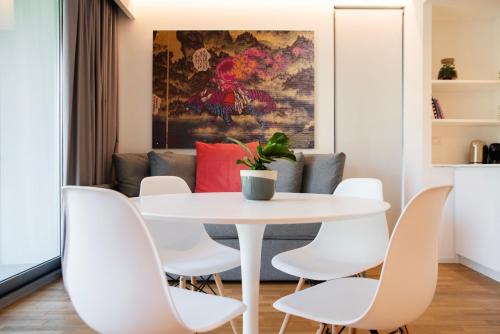 共用Lounge/電視區, Marina Garden Boutique & Suites in 濱海弗蘭卡維拉