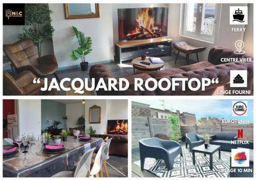 Le Jacquard Roof top- Duplex spacieux -Hypercentre Calais