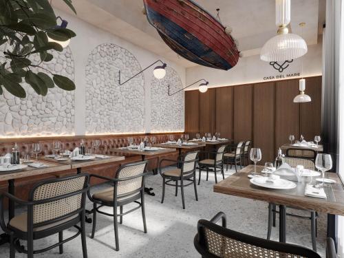 Restaurant, Hotel Casa del Mare - Barchetta in Bijela