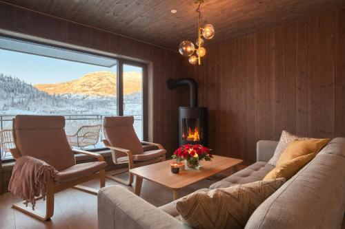 Modern ski-in-ski-out apartment in Hemsedal – khách sạn tại Hemsedal