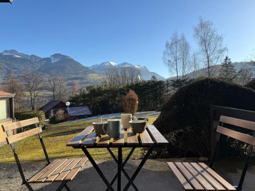 View, Echappee des Brasses Onnion in Saint-Jeoire