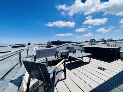 Balcony/terrace, Ferienwohnung Aquamarin im Haus Arkona Prora in Ostseebad Binz