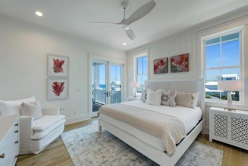 Pompano Paradise - 30A Vacation House with Ocean Views, Private Pool & Golf Cart in Inlet Beach (FL)