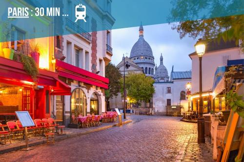 Le Contemporain ~ T4 Spacieux ~ RER A & Disney in 托爾西