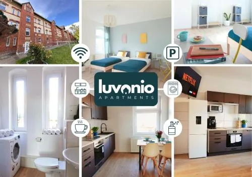 Luvonio Apartments - modern & zentral mit WLAN, 55 Zoll Smart TV & DeLonghi Kaffeeautomat in Magdeburg, Deutschland