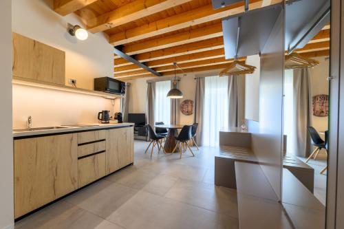 廚房, Hillside House Sant'Andrea in 維托廖韋內托