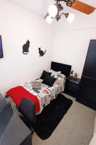 Habitación individual con baño privado solo para estudiantes en Belgrano