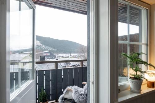 ระเบียง/ชานเรือน, Karl Johan Gården - Central apartment in Åre (Karl Johan Garden - Central apartment in Are) in โอเรอะ