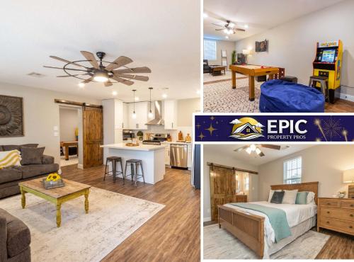Arcade Covered Patio Sleep 10 3 Bedroom 2 Bath Game Room – khách sạn tại Pasadena