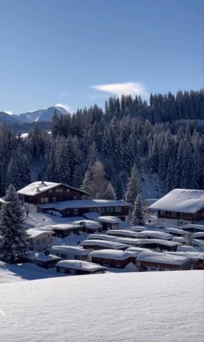 Schutzhaus in Boltigen, Schweiz