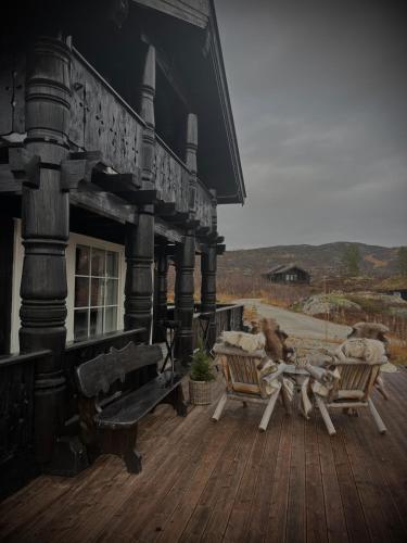 Viesnīcas āriene, Great mountain cabin with 12 beds in Vagsli