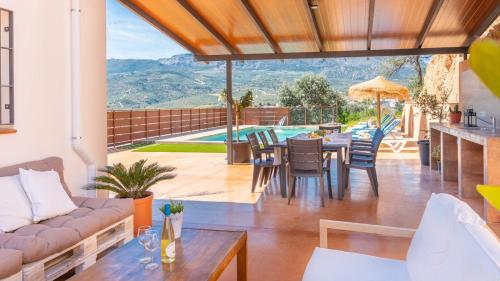 Viesnīcas āriene, Villa Los Ruedos Riogordo by Ruralidays in Riogordo