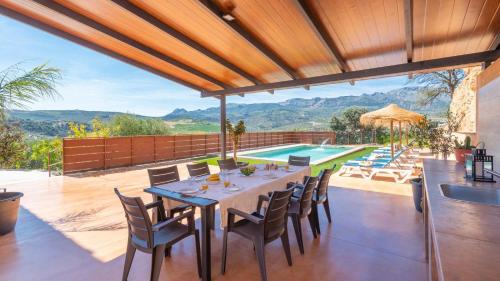 Viesnīcas āriene, Villa Los Ruedos Riogordo by Ruralidays in Riogordo