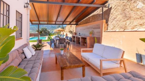Viesnīcas āriene, Villa Los Ruedos Riogordo by Ruralidays in Riogordo