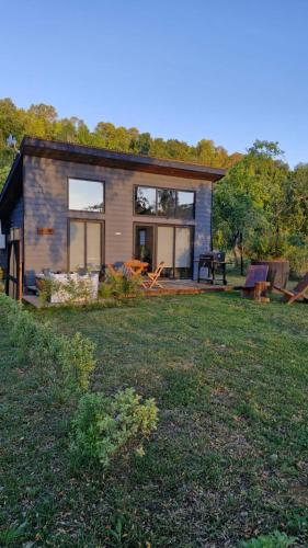 Lodge para parejas con jacuzzi hidromasaje