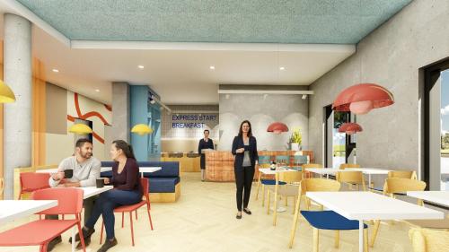 餐廳, Holiday Inn Express & Suites Ellwangen by IHG in 埃爾旺根/雅格斯特河
