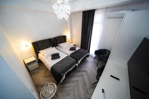 Chambre avec 2 lits, balcon