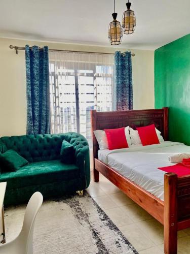 Cozy Studio in Mlolongo with City Lake Views in Mlolongo