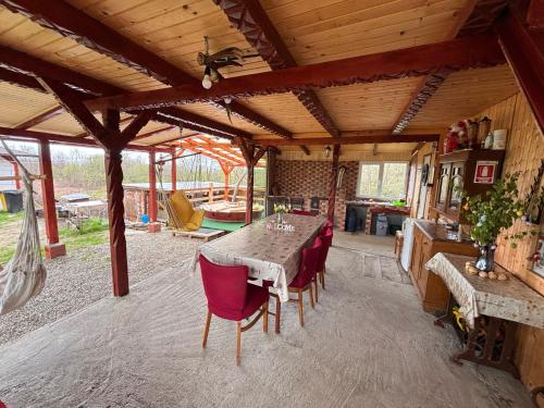 Balkons/terase, CABANA CASA LU'BACIU in Arpasu de Sus