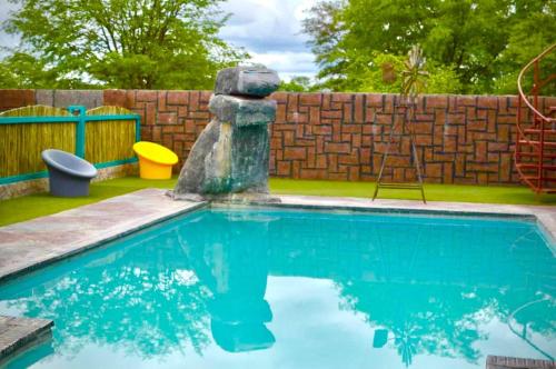 Swimming pool, Makgadikgadi Riverview Inn in Nata