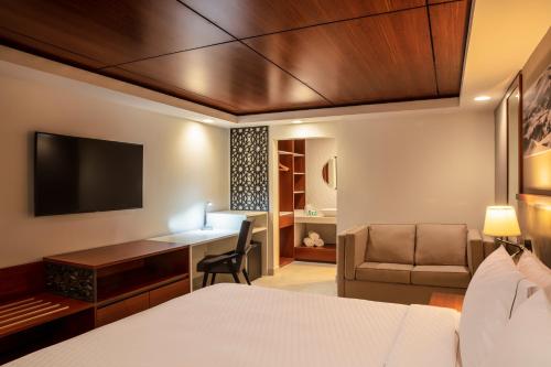 1 double bed