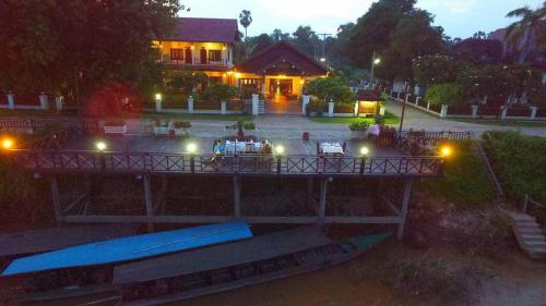 Balcony/terrace, Senesothxuen Hotel in Muang Khong