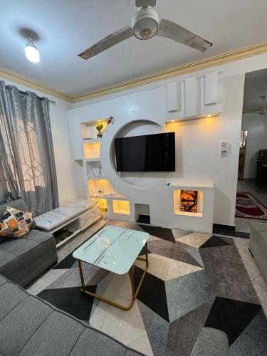 Shared lounge/TV area, Madina property in Mombasa