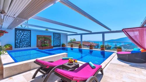 Kalkan 2 bedroom villa with private heated pool pool and Jacuzzi - image 4
