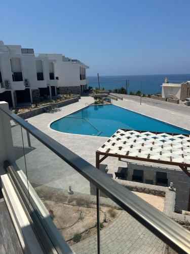 Seafront 3 bedroom penthouse in North Cyprus in Akanthou