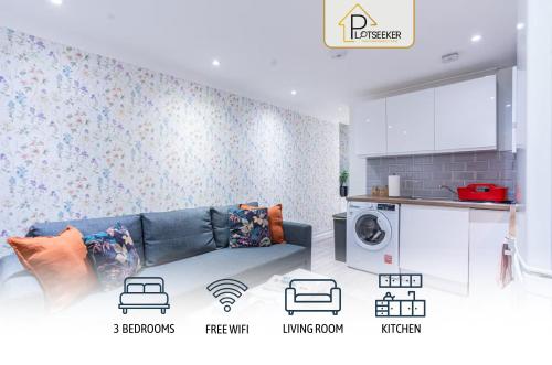 Stylish 3br3ba Retreat West Kensington Gem B, Londres